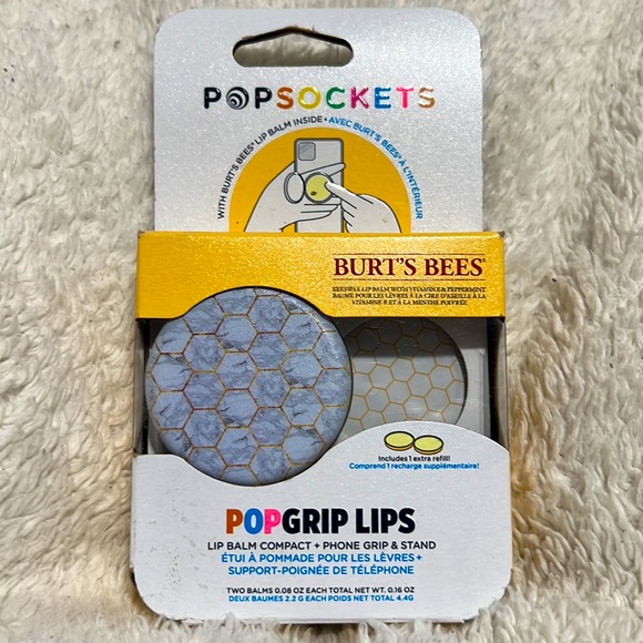 PopSocket Other - Popsockets Burt’s Bees Popgrip LIPS 👄 Honeycomb NEW!!